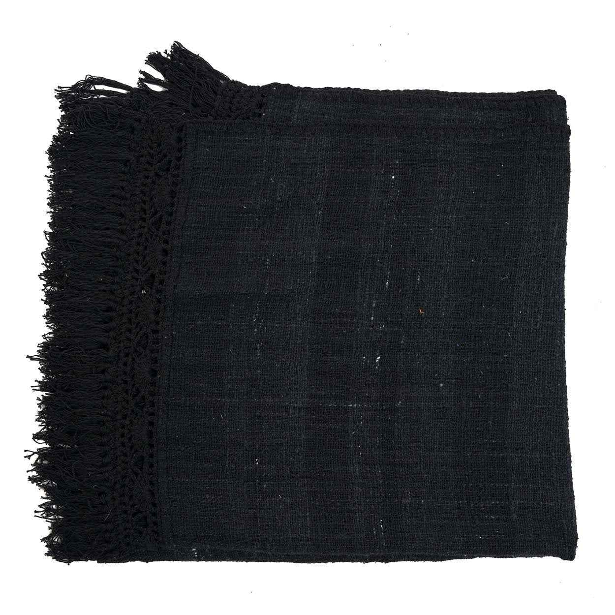 Bambua Gypsy Plaid Letto Nero in stile boho