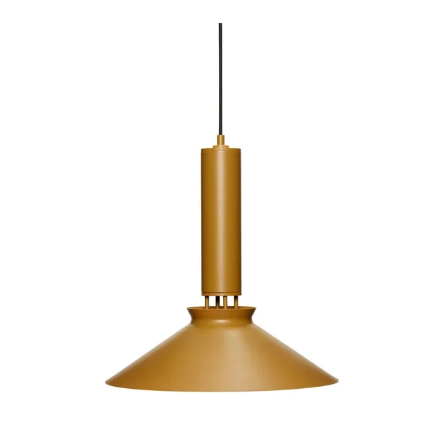 Bambua Coney lampadario ambra GU10 metallo