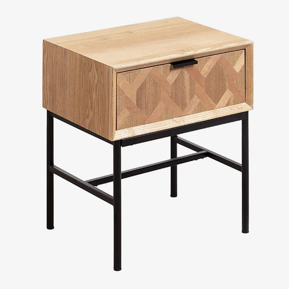 Sklum Gugh comodino legno frassino con cassetto
