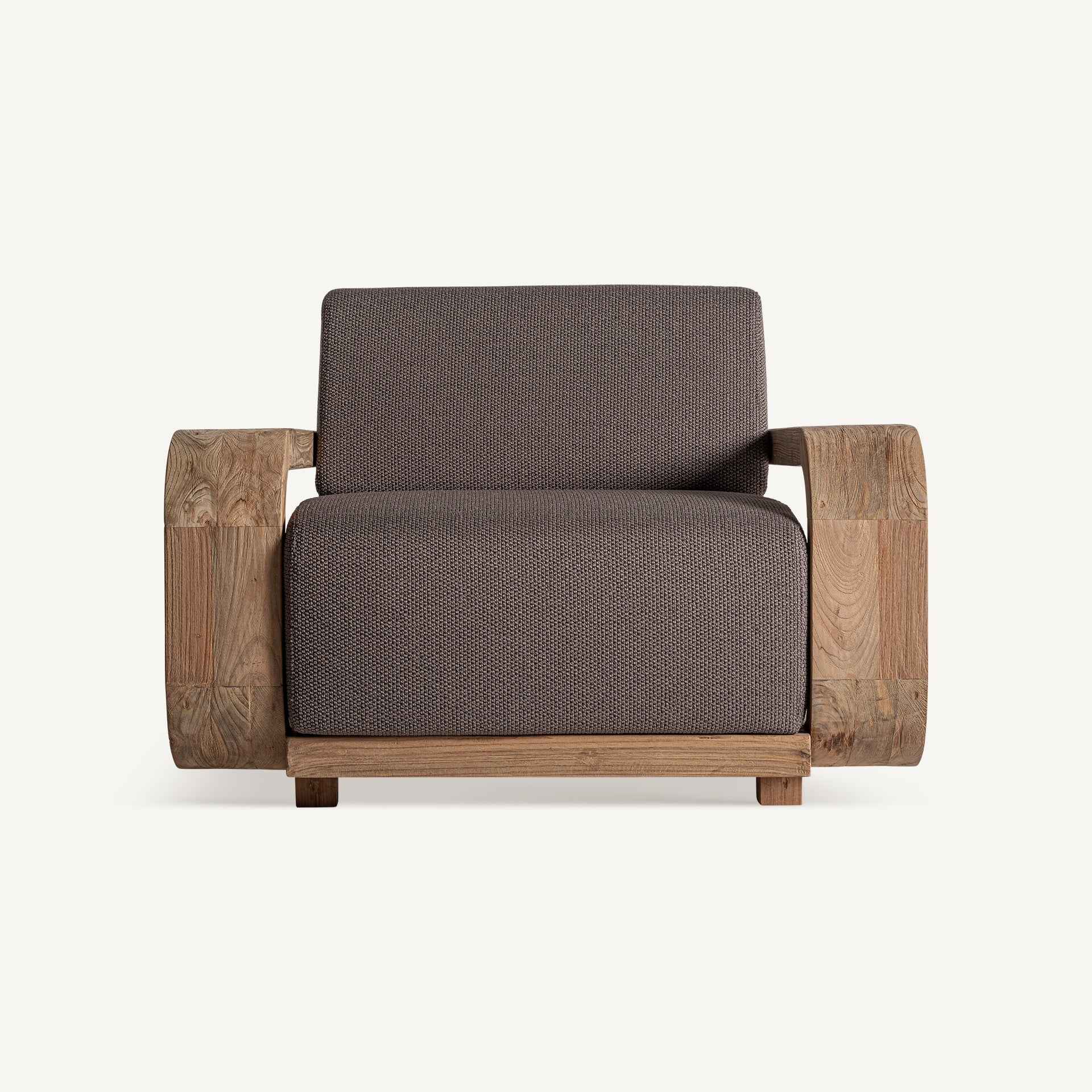 Bambua Corba Armchair poltrona teak taupe