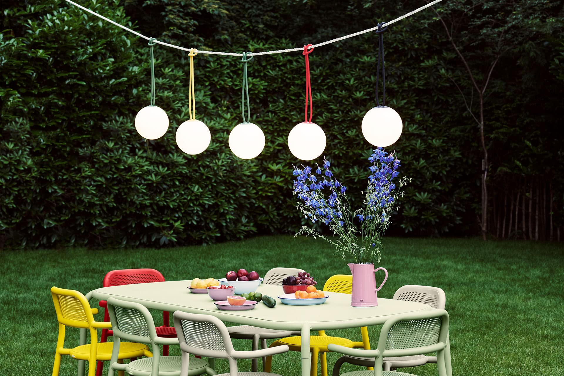 Fatboy Bolleke Lampada Sospensione LED Blu Navy