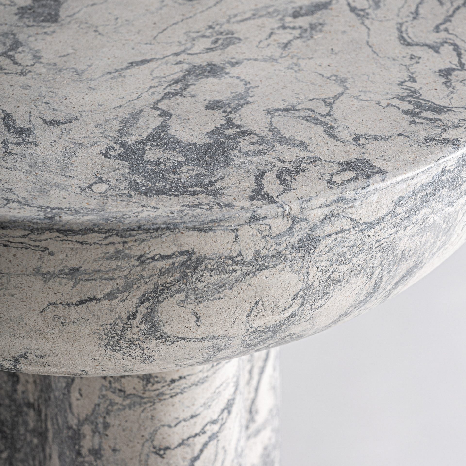 Bambua Holtum tavolino terrazzo grigio