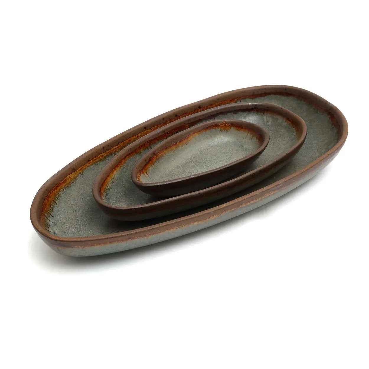 Bambua Côa L Piatto da Portata in Ceramica