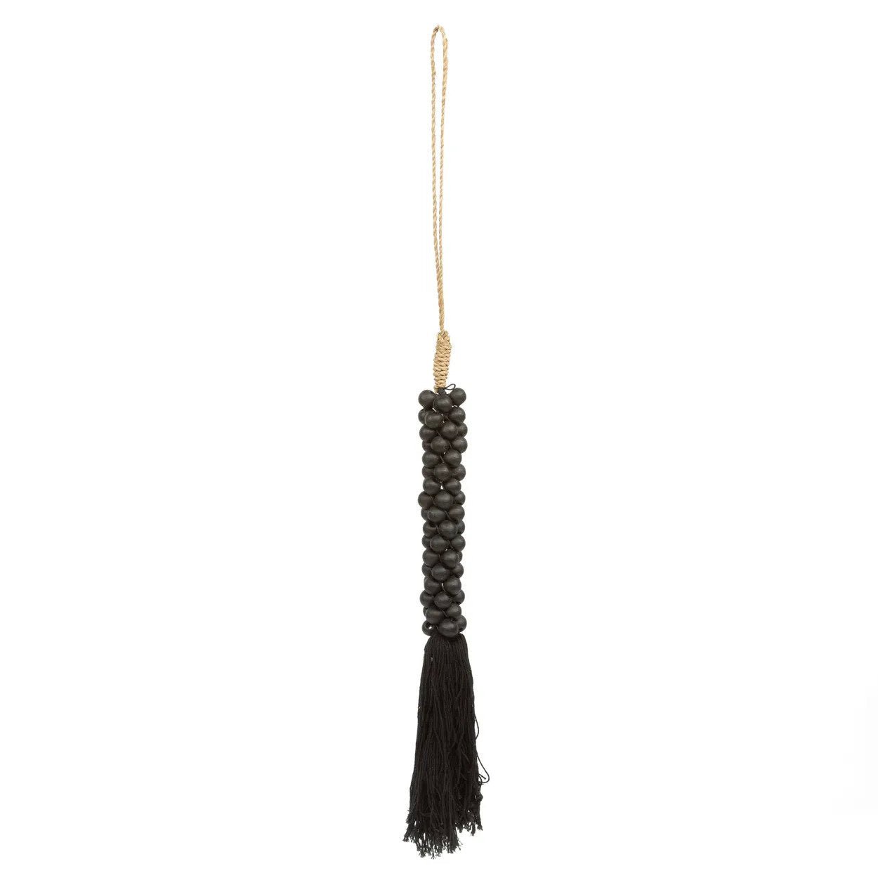 Bambua Wooden Beads nappa nera legno cotone