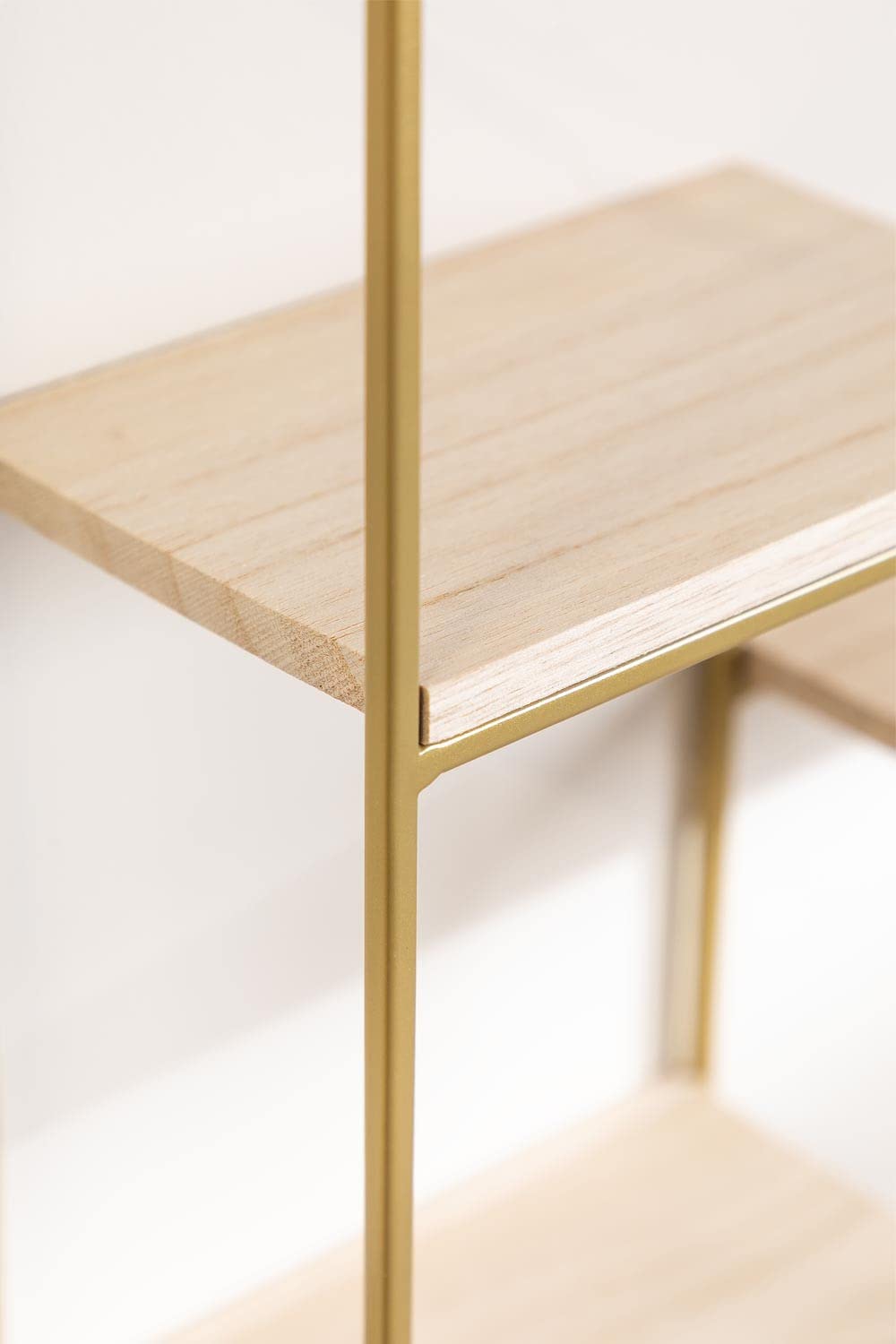 Sklum Yazek scaffale da parete 40 cm acciaio e legno