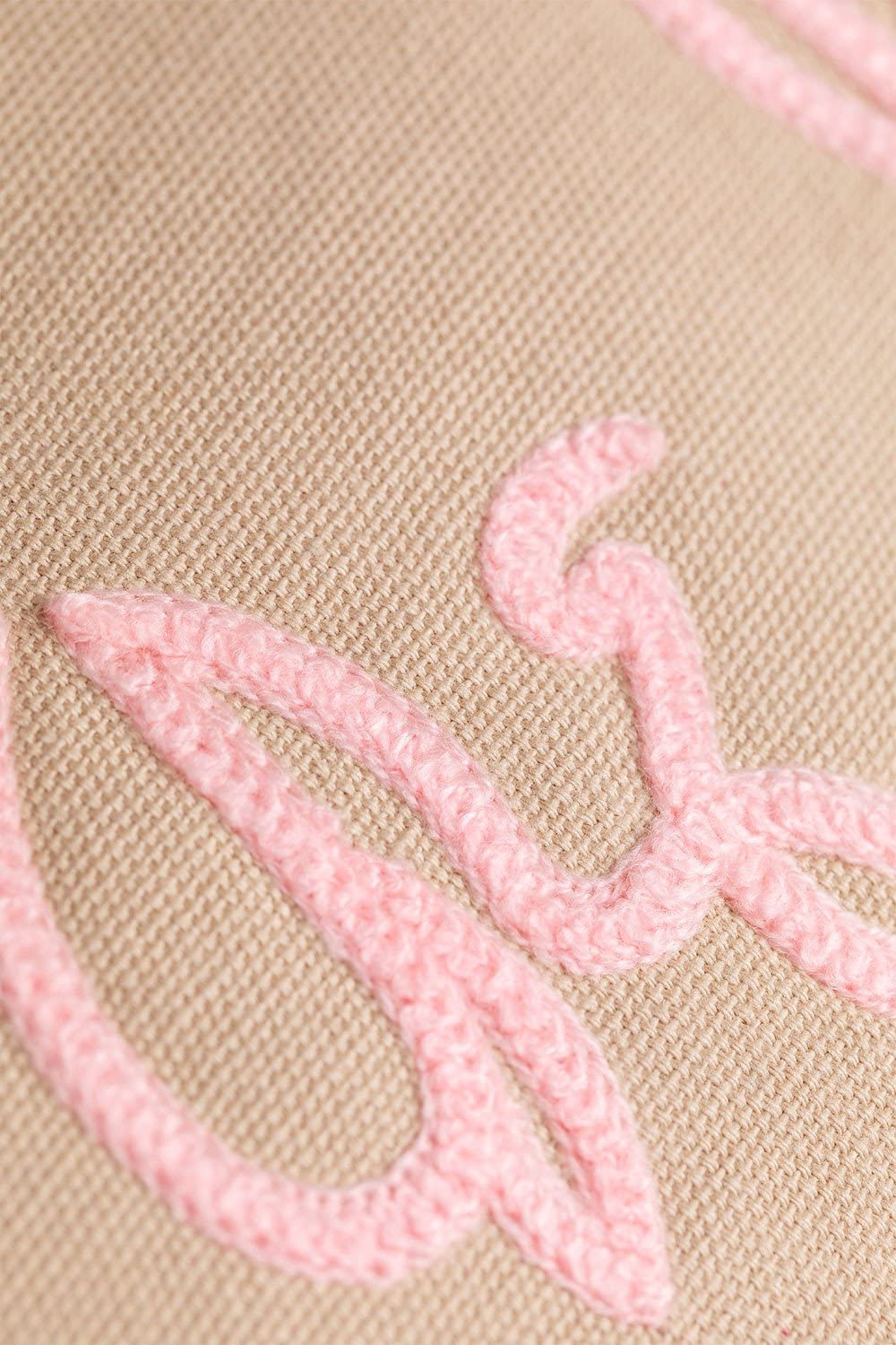 Sklum Neis cuscino cotone 45x45 cm rosa beige