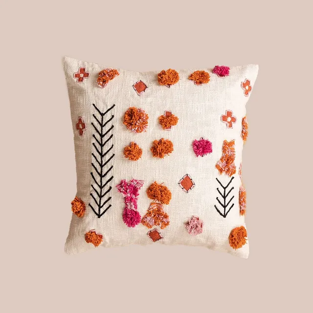 Sklum Floer Classic Cuscino Cotone 50x50 Multicolore