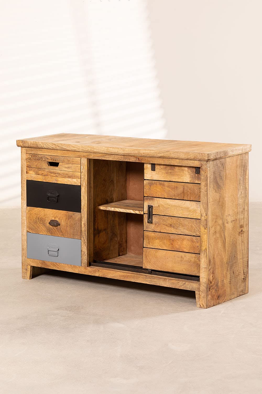 Sklum Ahdri credenza legno riciclato 130,5 cm