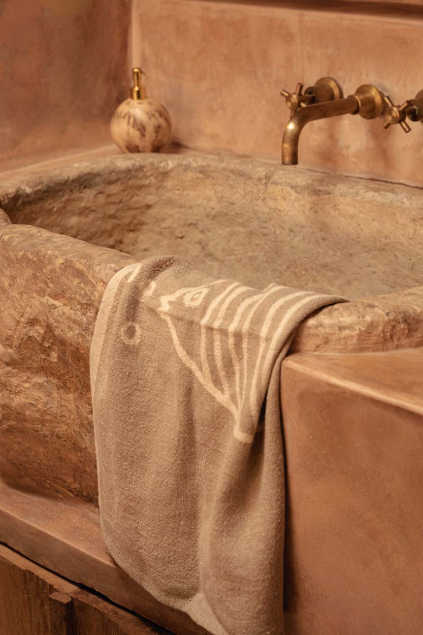 Bambua Linen Fish strofinaccio lino 50x70 naturale