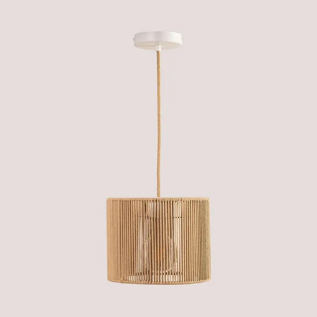 Sklum Uillo lampada a soffitto Ø25 cm corda nylon E27
