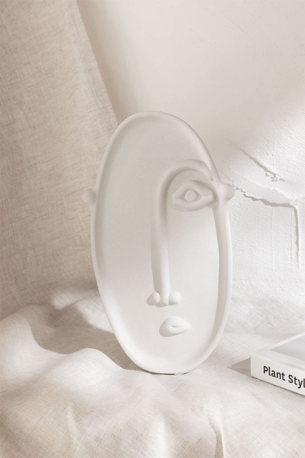 Sklum Zagir vaso ceramica 24 cm profilo viso