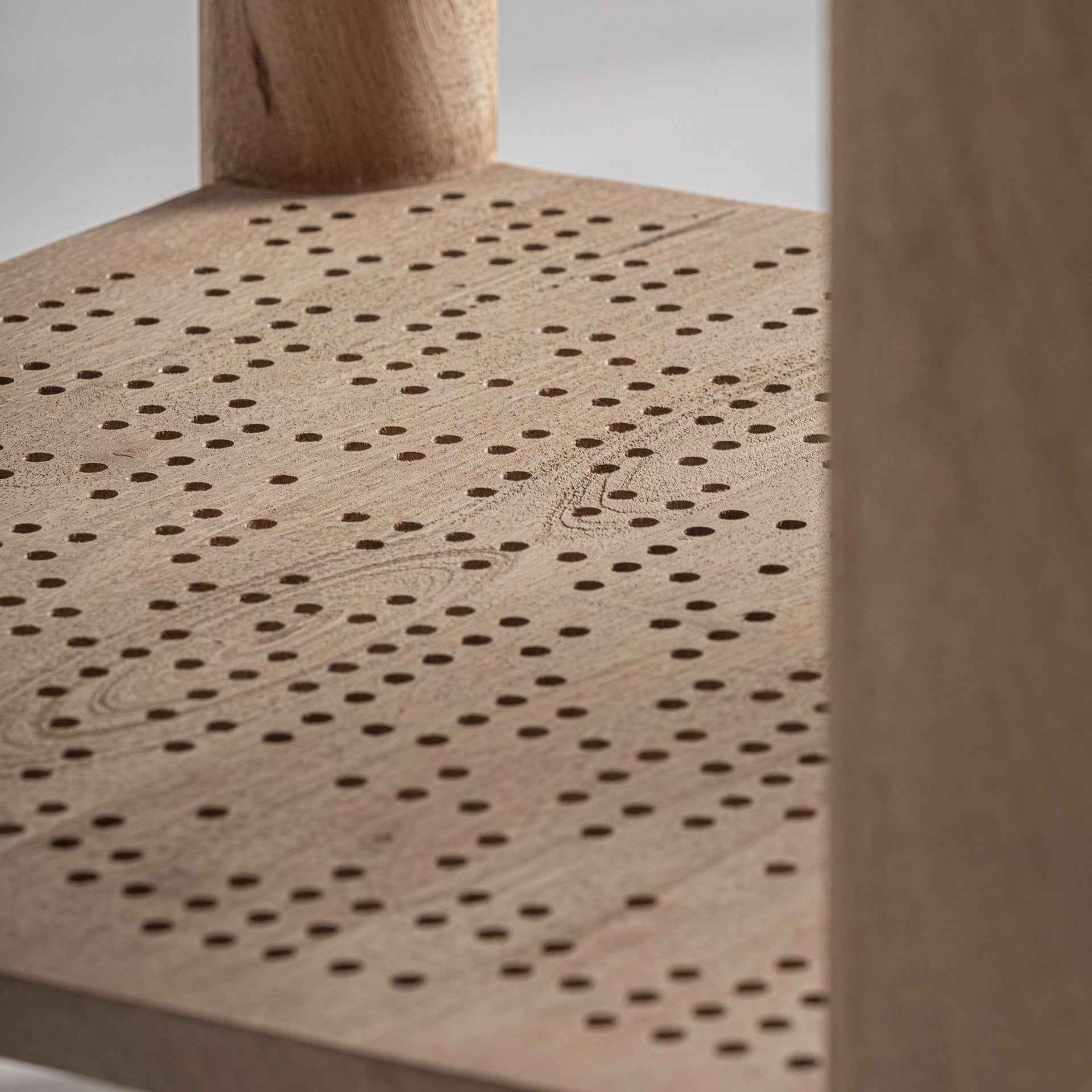 Bambua Jacquard tavolino caffè marmo legno mango e rattan