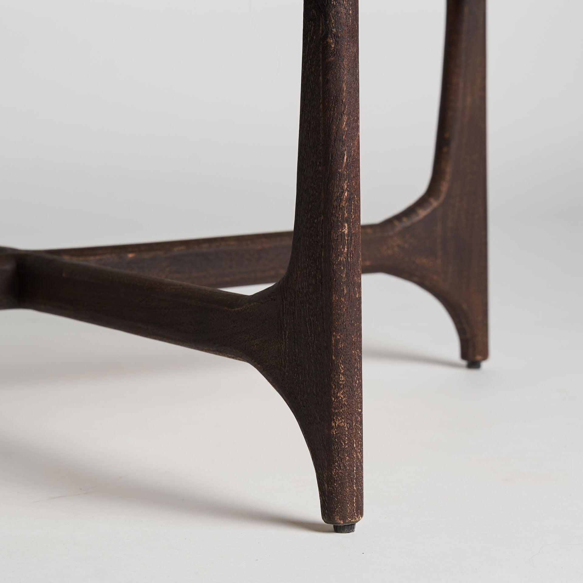 Bambua Nossen tavolino rotondo legno mango vetro rattan
