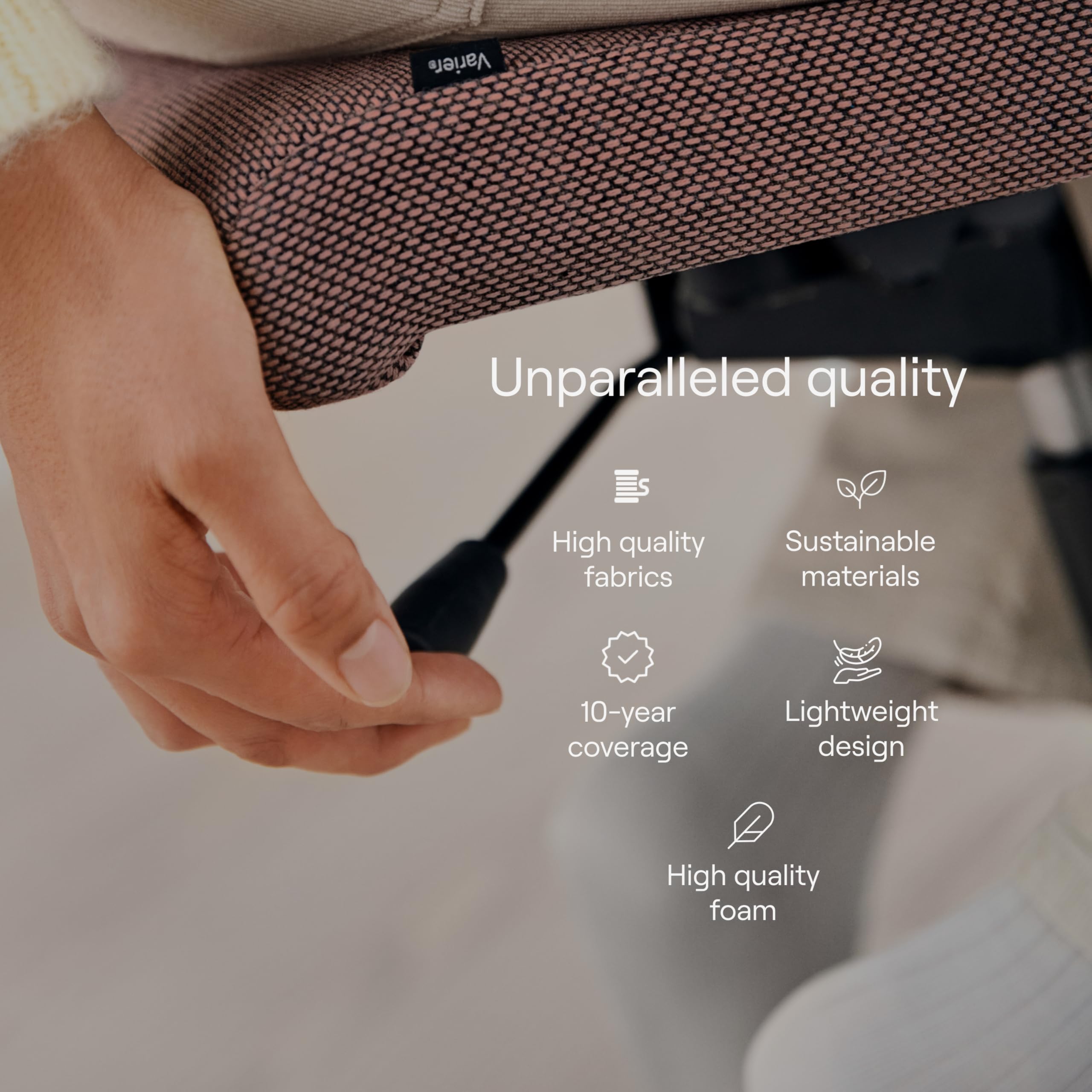 Varier Wing sedia ergonomica con ruote ginocchia