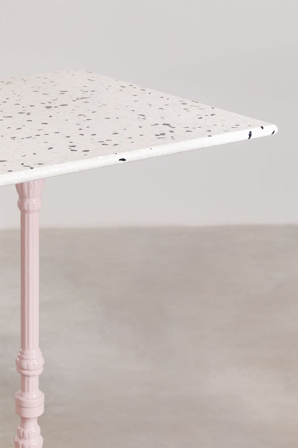 Sklum Volutto Tavolo Alto da Bar 60x60 cm in Terrazzo