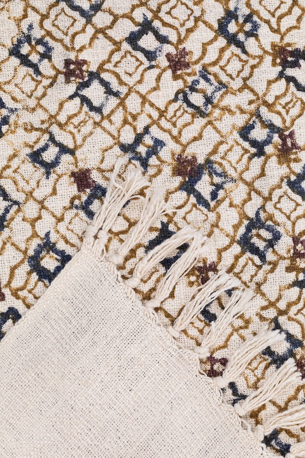 Sklum Tenesi coperta plaid in cotone 140x151 cm