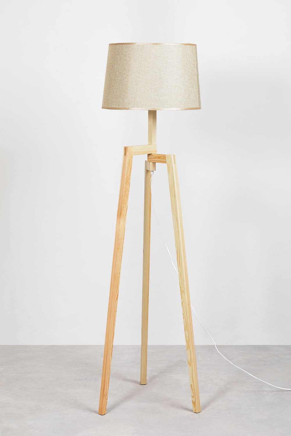 Sklum Sulaw lampada da terra tessuto 163 cm