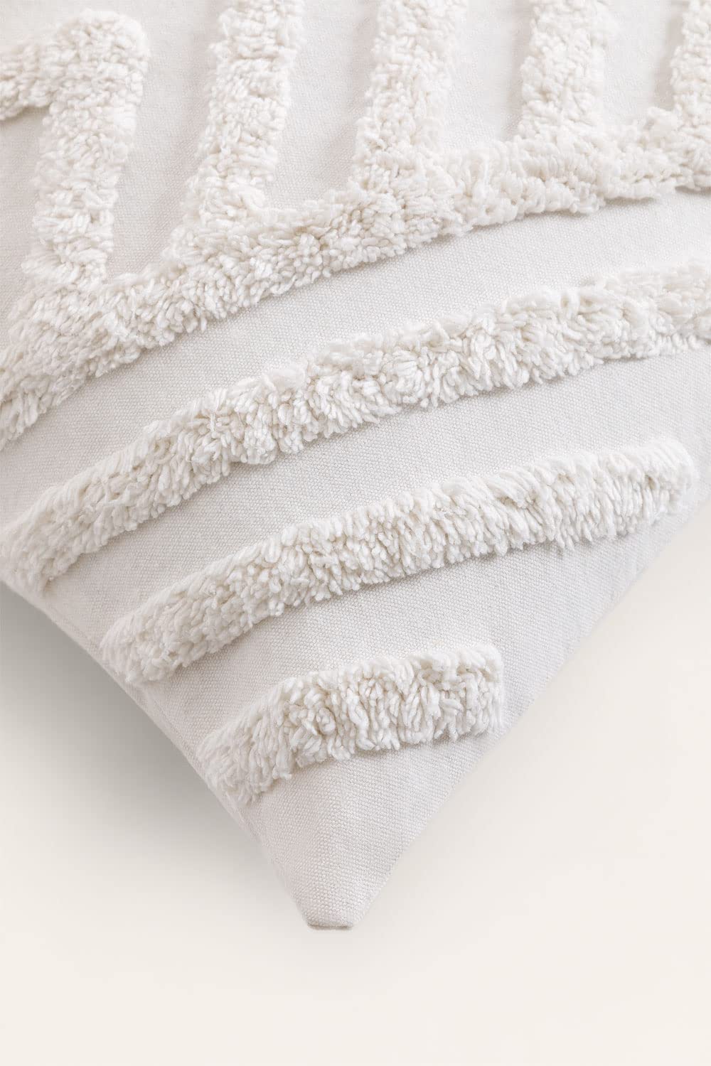 Sklum Nidia Cuscino Quadrato Cotone 45x45 Bianco