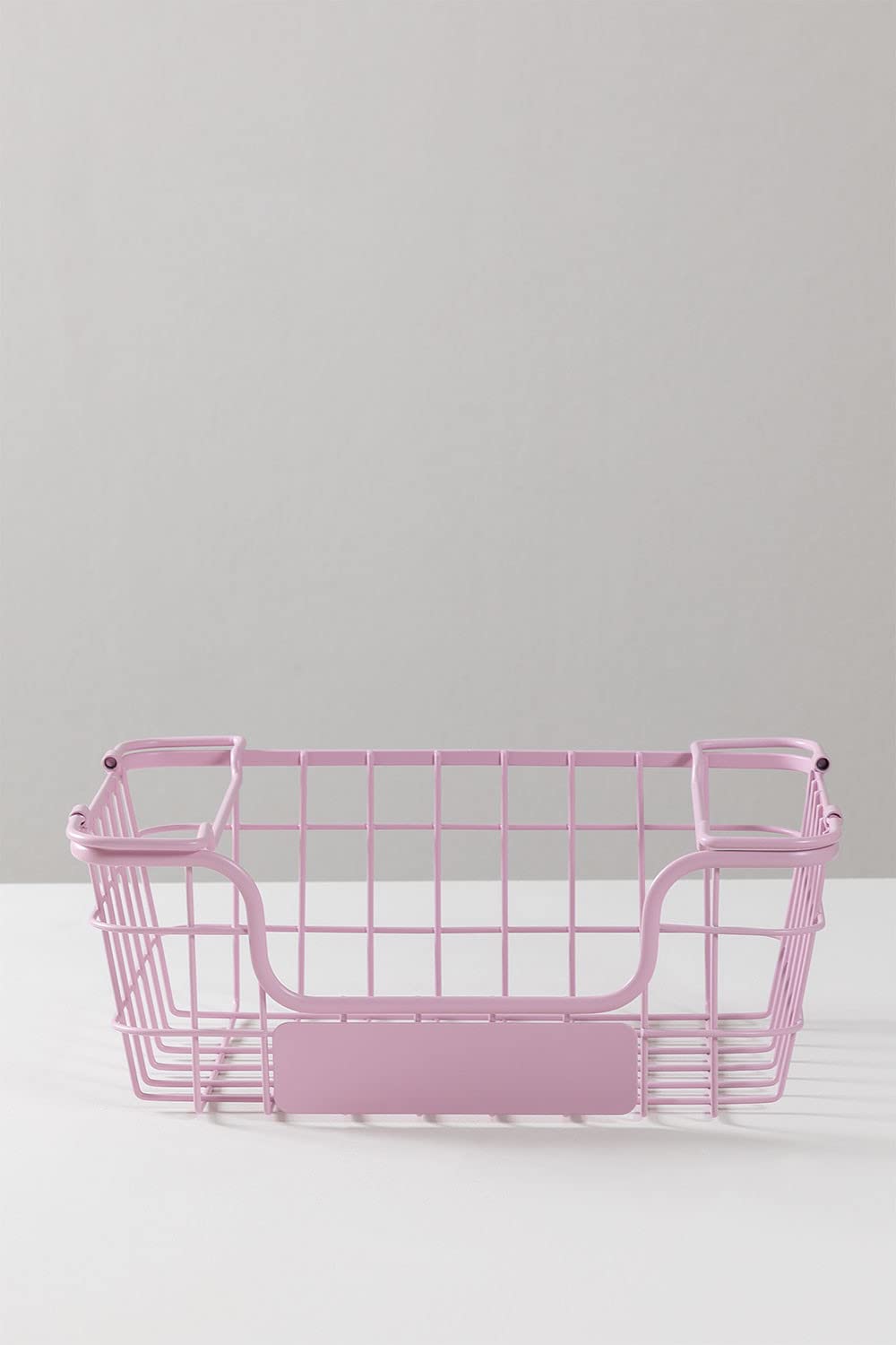 Sklum Zebat cestino portaoggetti acciaio rosa
