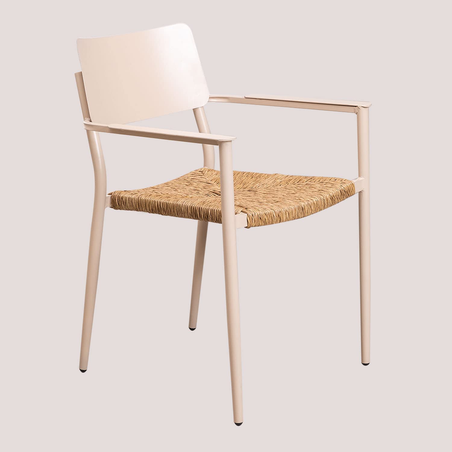 Sklum Amadeu Set 2 sedie da giardino impilabili Marrone Moka