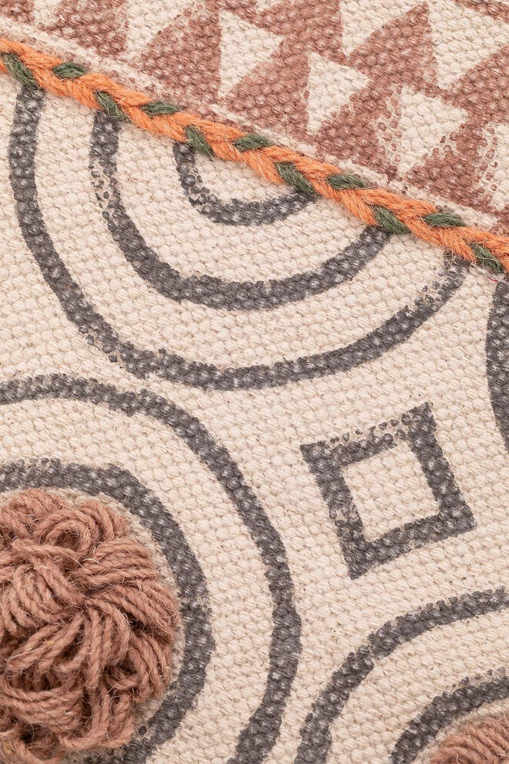 Sklum Intar tappeto 181x121 cm cotone marrone