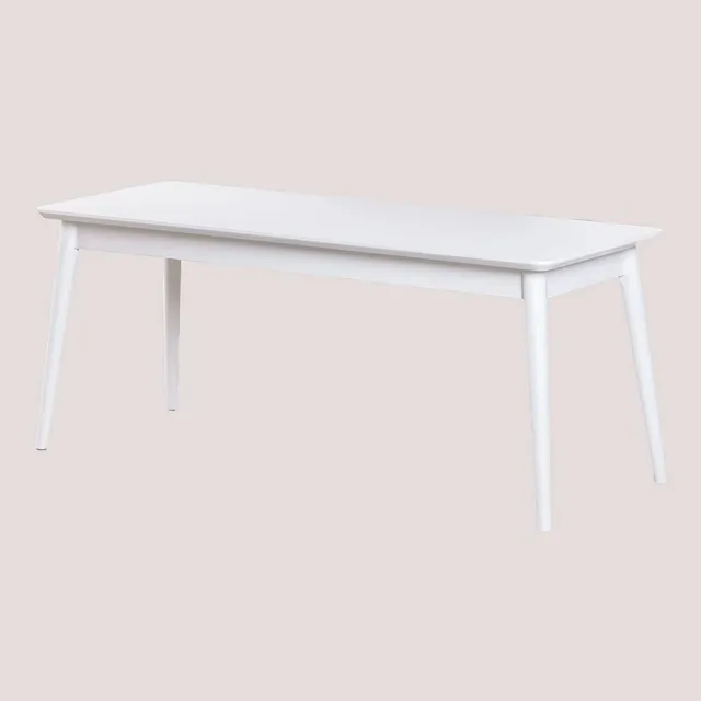 Sklum Betta panca in legno bianco 110 cm ingresso