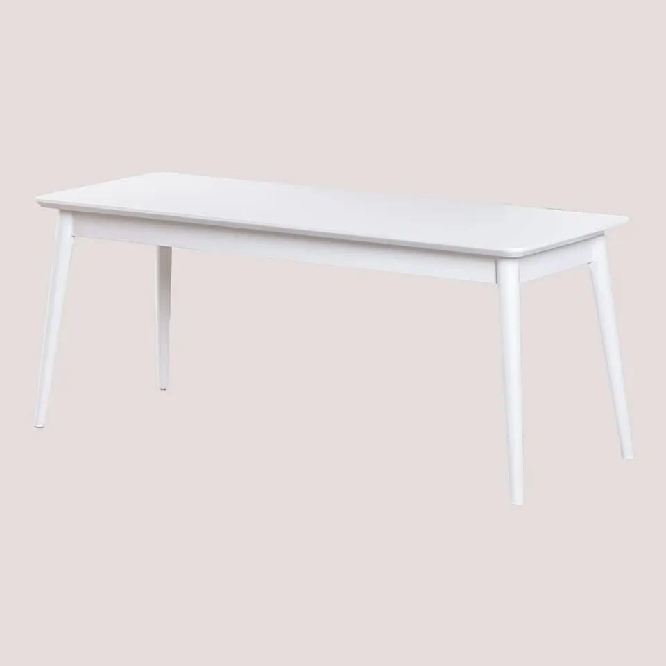 Sklum Betta panca in legno bianco 110 cm ingresso