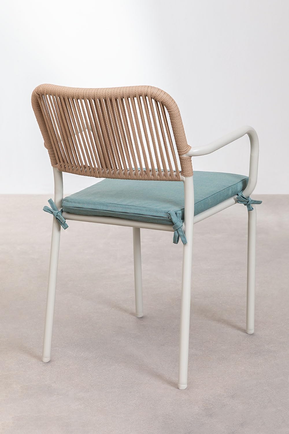 Sklum Arhiza set 4 sedie da giardino impilabili verde abete