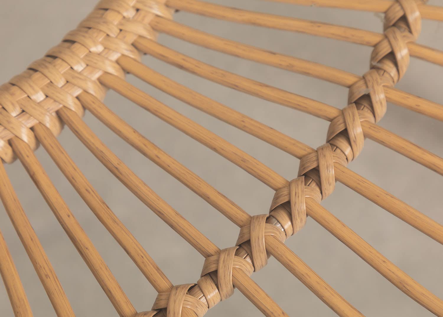 Sklum Kuman tavolino giardino rotondo rattan naturale Ø90 cm