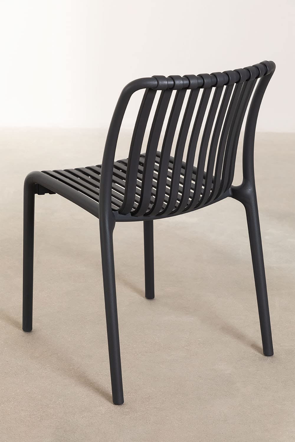 Sklum Wendell Style sedia da giardino grigio grafite impilabile