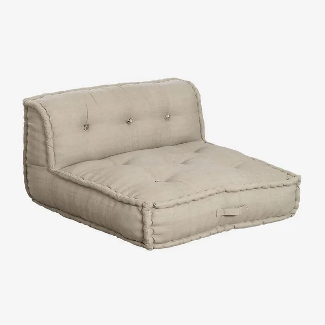Sklum Dhel modulo divano centrale 83x83 sabbia cotone