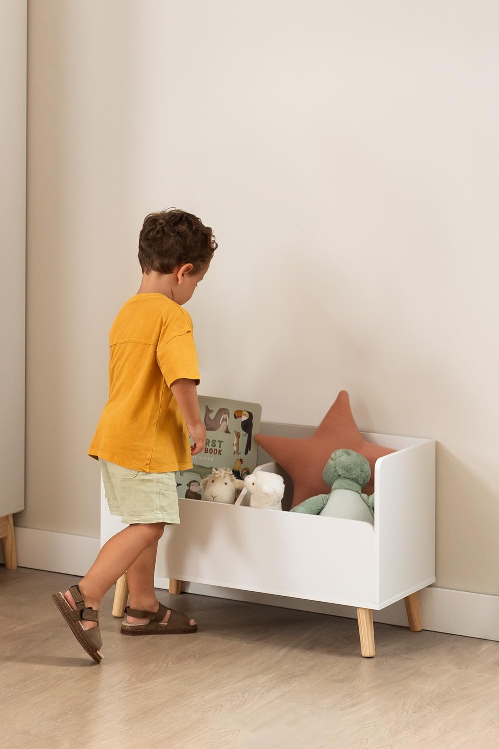Sklum Tom Kids baule giocattoli 70 cm in MDF