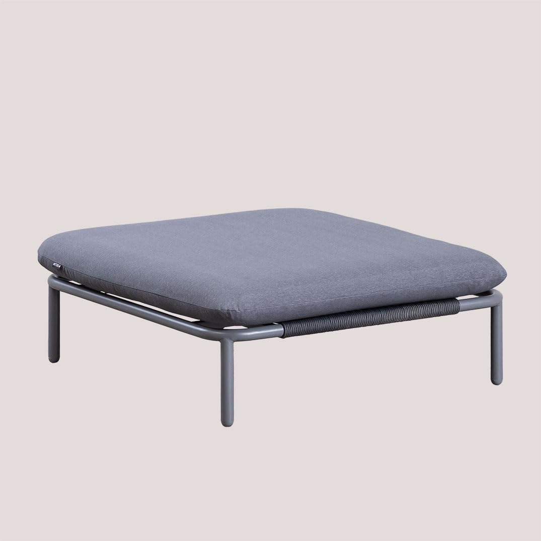 Sklum Roubly Style moduli divano giardino grigio antracite acciaio