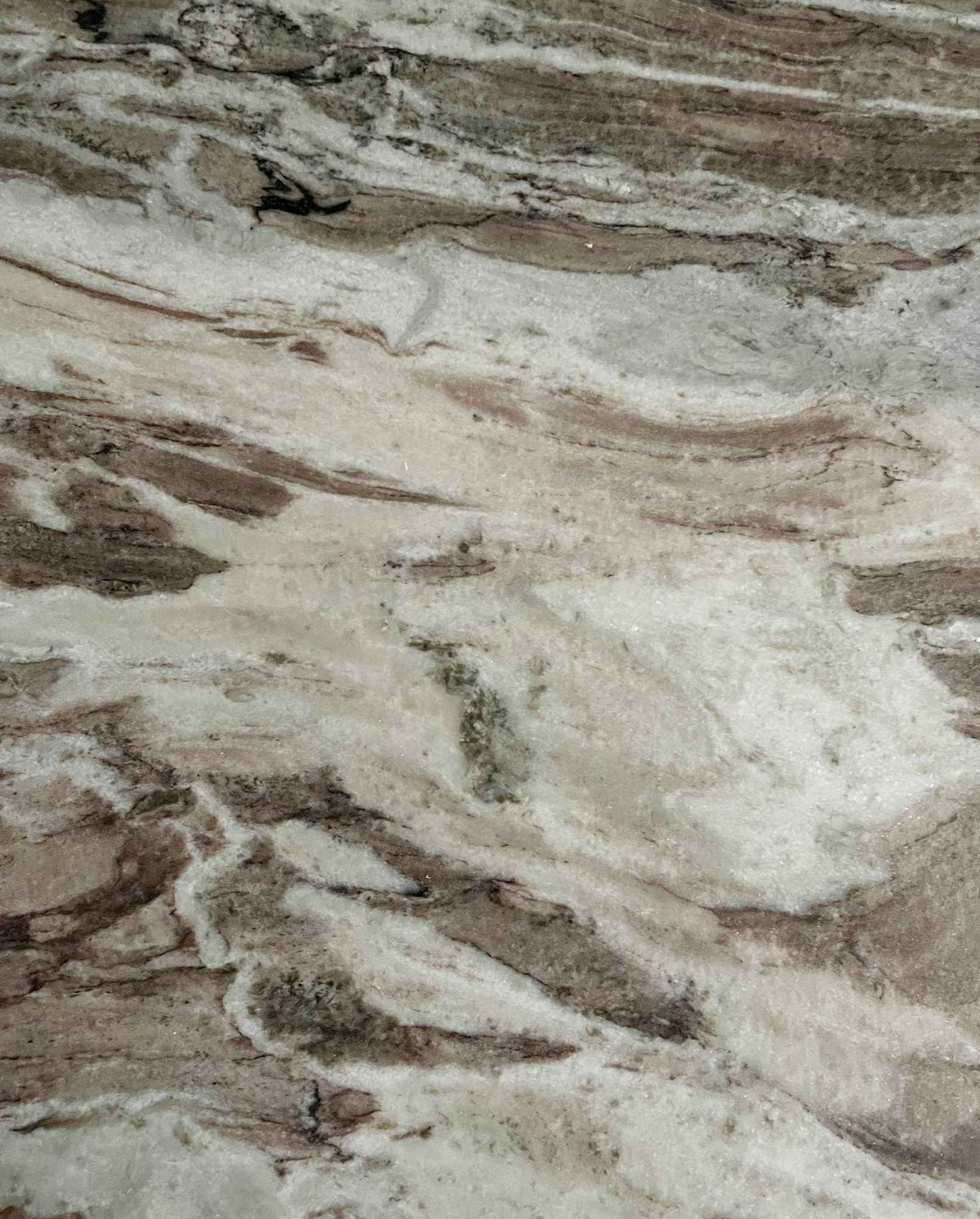 Bambua Erie tavolino rotondo marmo avorio legno