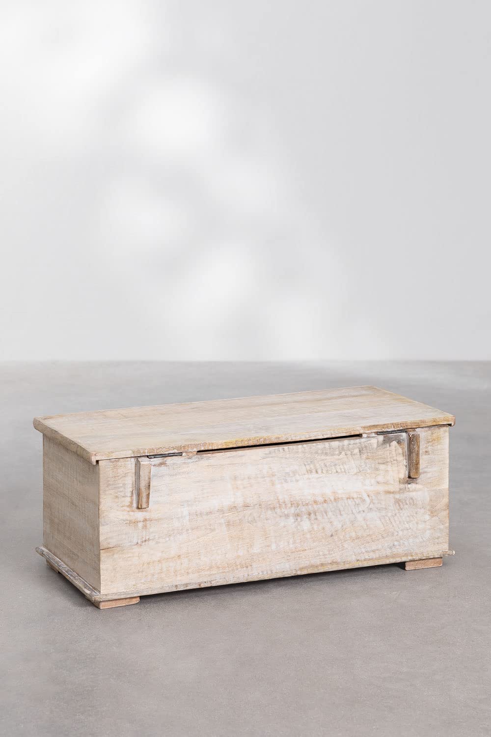 Sklum Nanup baule legno mango bianco vintage