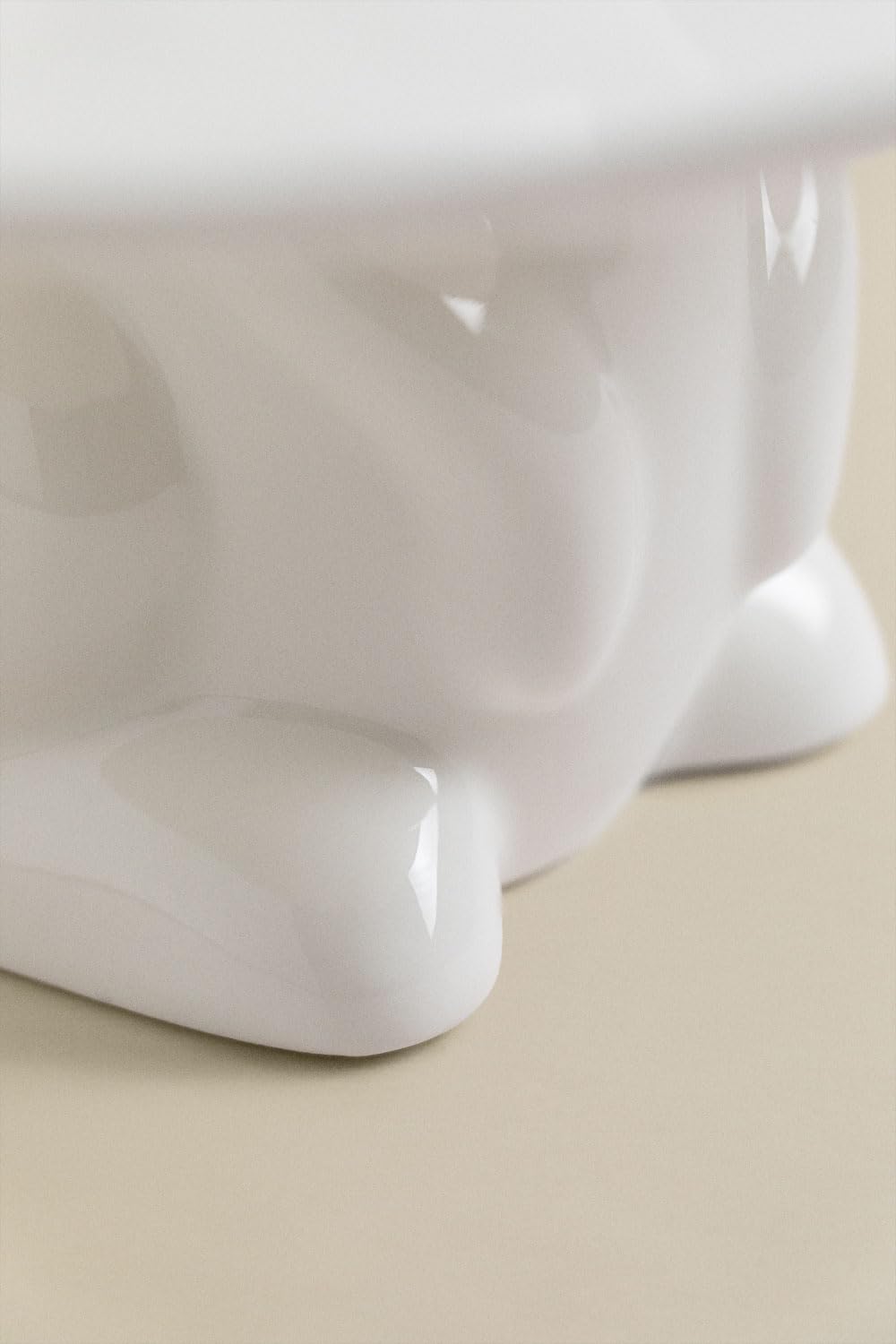 Sklum Bünih vassoio porcellana con figura Ø21,5 cm