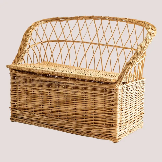 Sklum Kulti Kids baule vimini marrone 76 cm