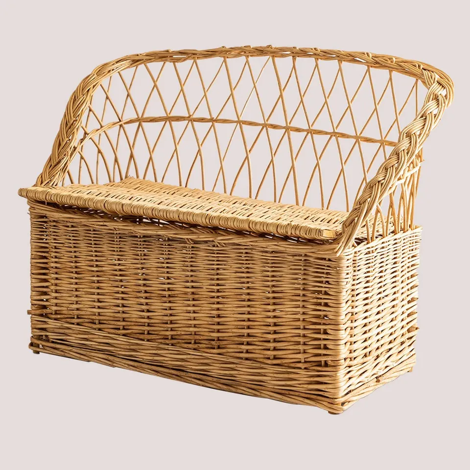 Sklum Kulti Kids baule vimini marrone 76 cm