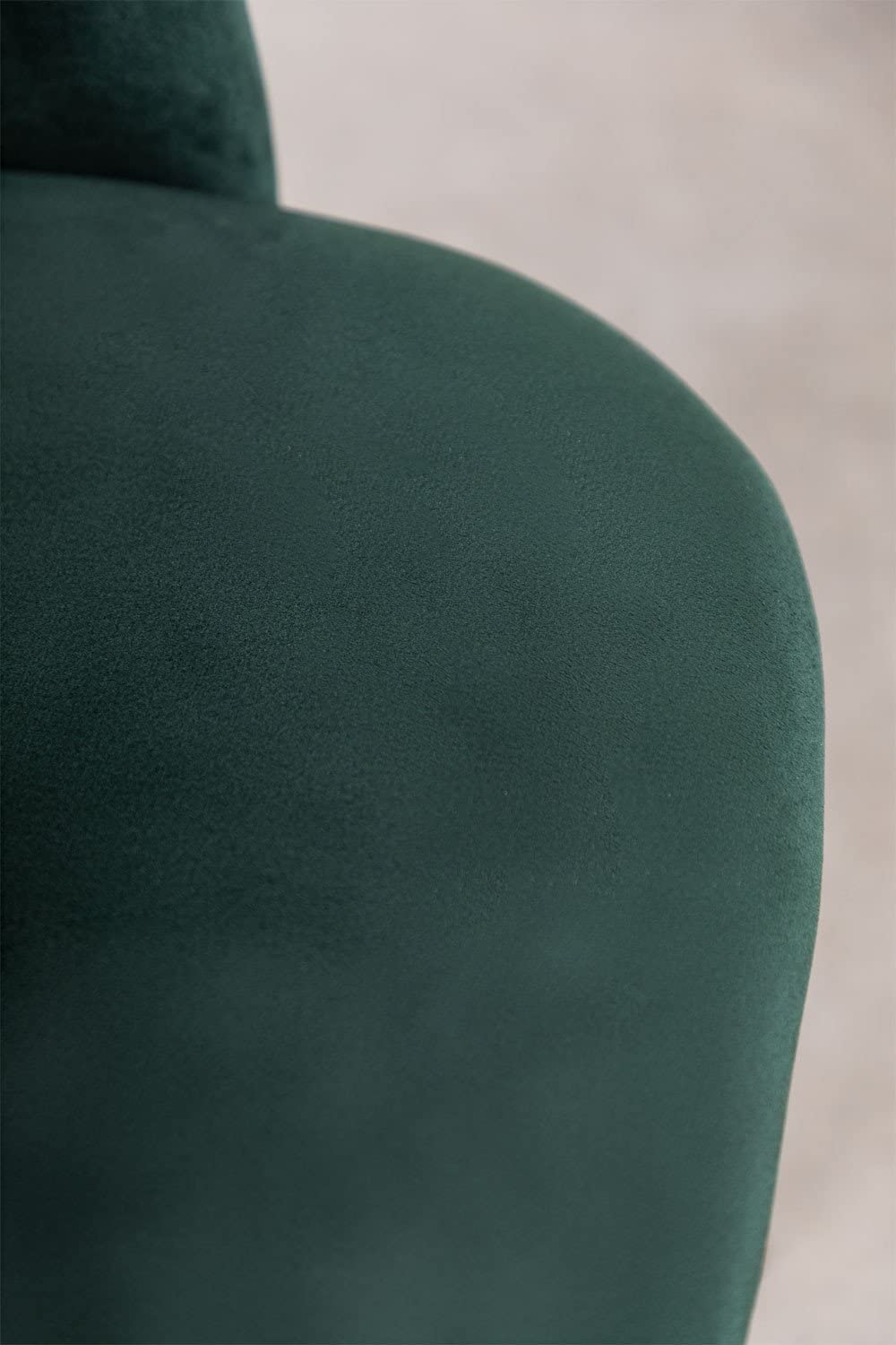 Sklum Kana sedie velluto con braccioli verde jungle 4 pezzi