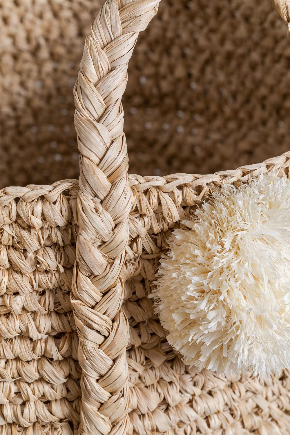 Sklum Calama set 2 cesti decorativi naturale in sisal