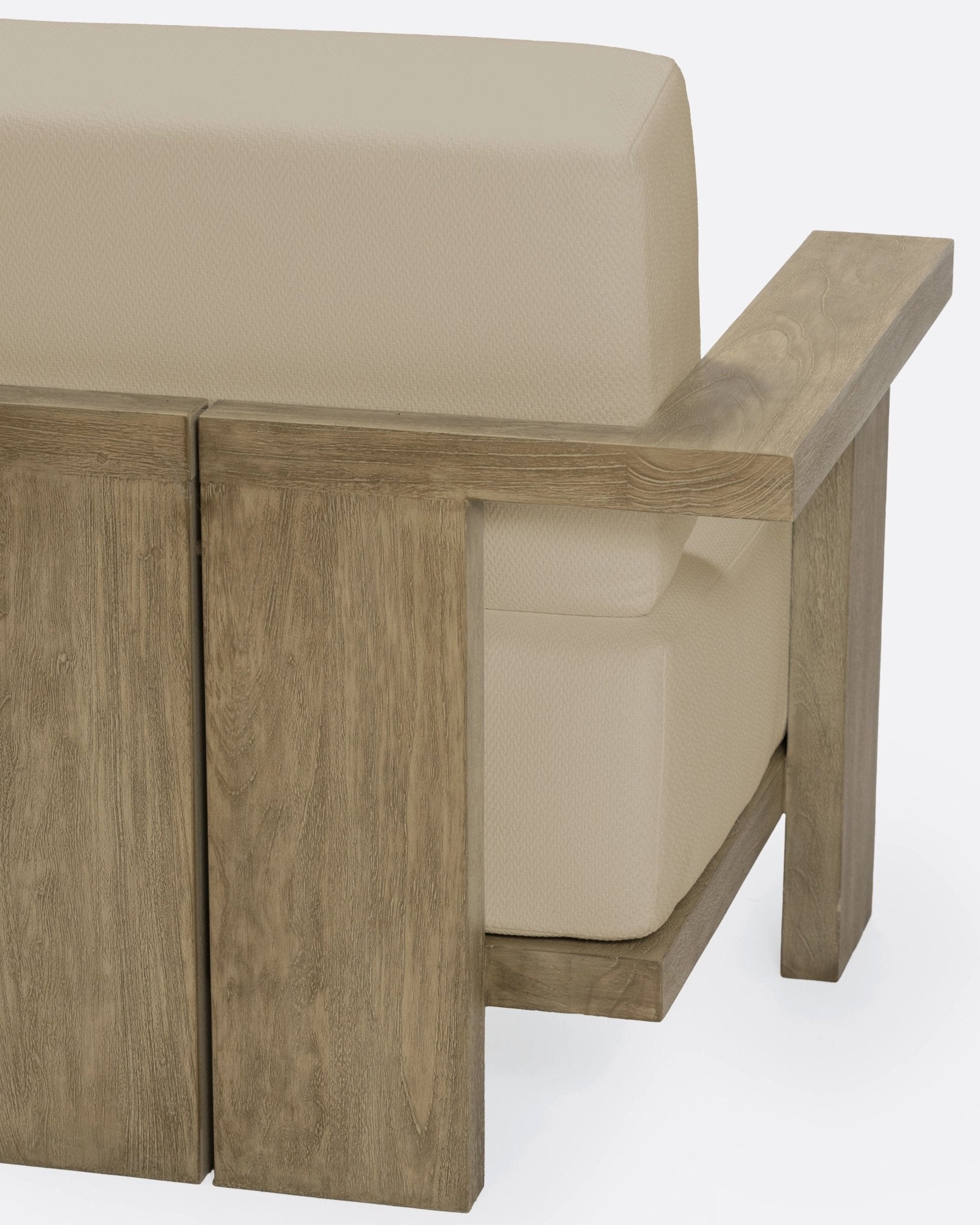 Bambua Panjang divano da esterno 1 posto in teak