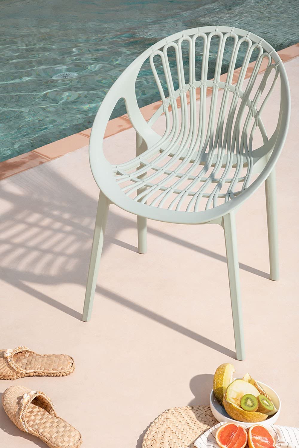Sklum Tammi sedia da giardino impilabile Celadon