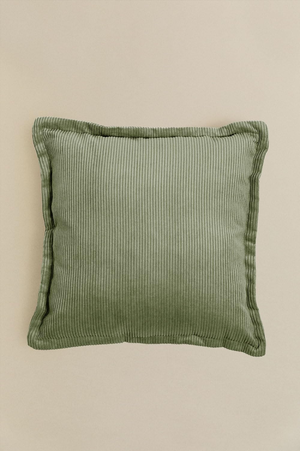 Sklum Kata Cuscino Quadrato 53x53 cm Velluto Verde Militare