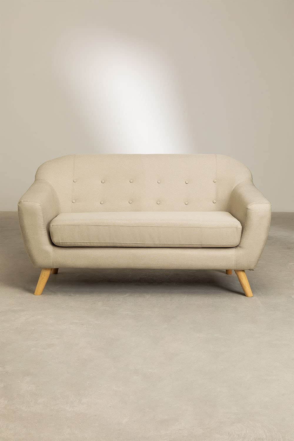 Sklum Aktic Divanetto 2 Posti Lino 148x83 cm Beige