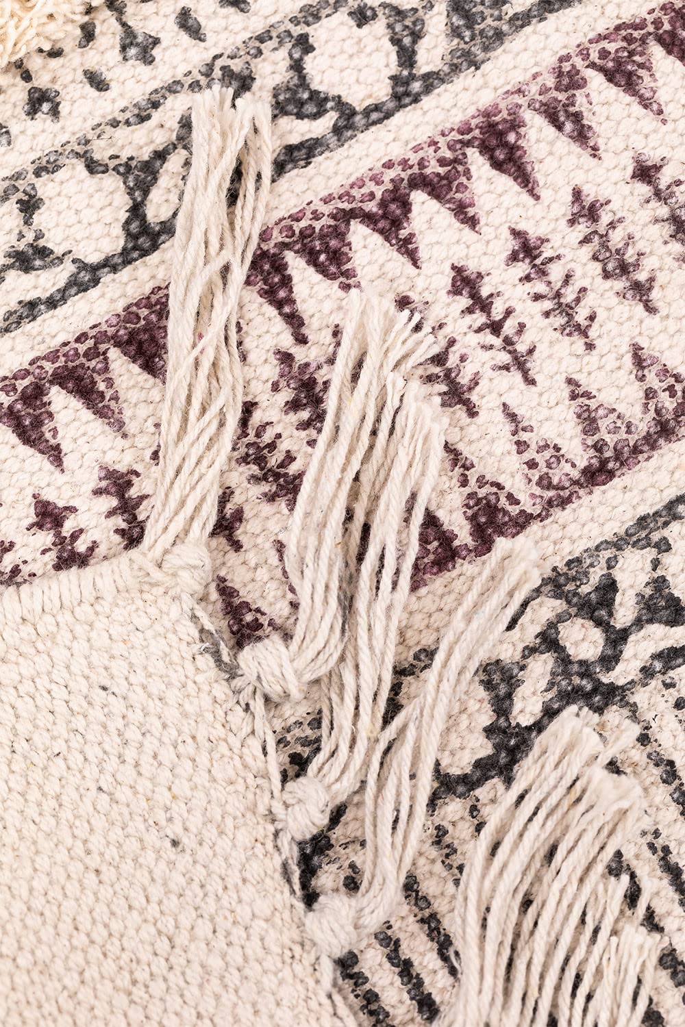 Sklum Smit Ethnic Tappeto in Cotone 183x126,5 cm