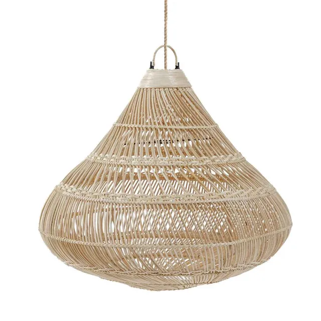 Bambua The Drop Pendant Natural L lampadario rattan