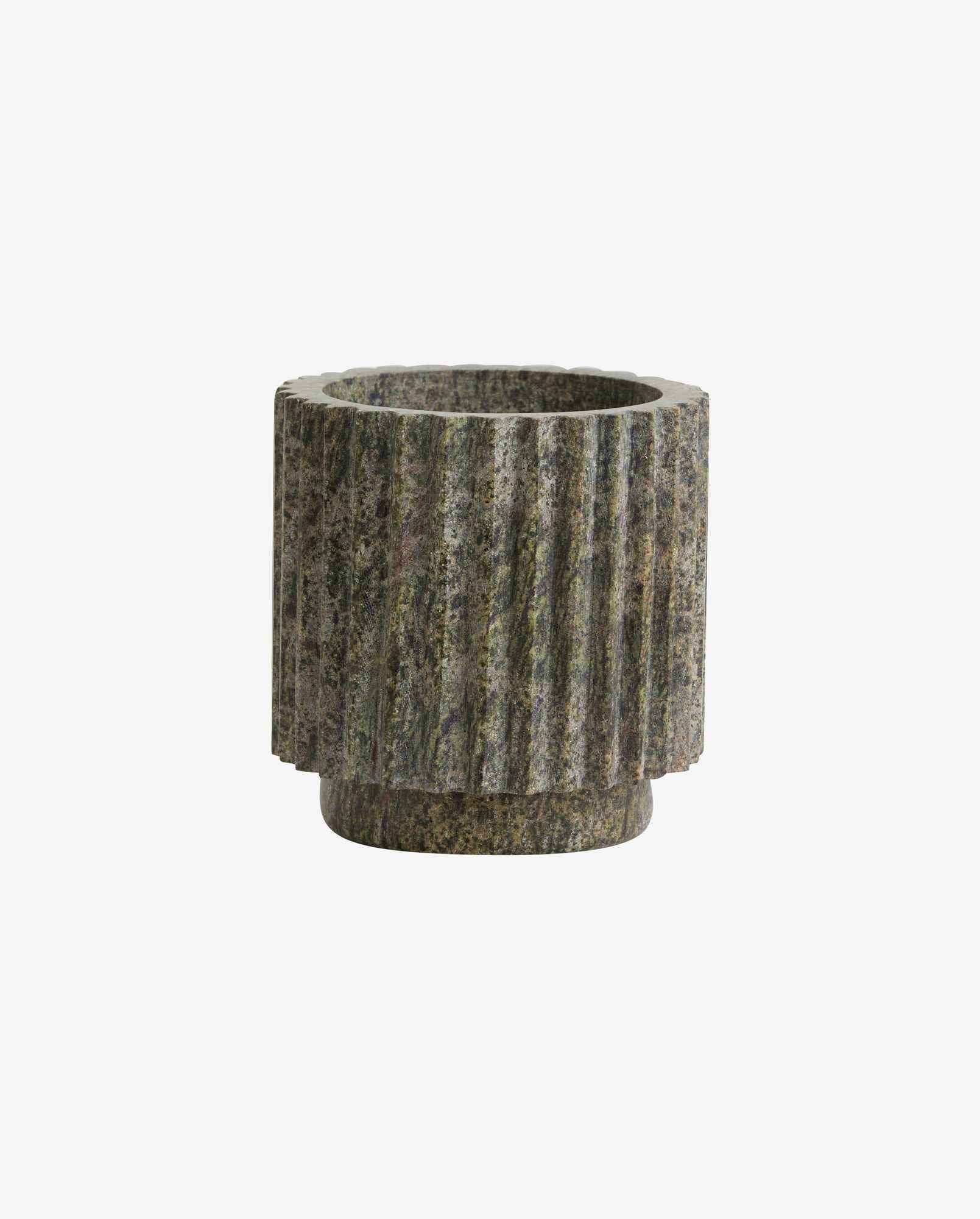 Bambua Loon vaso verde marmo naturale