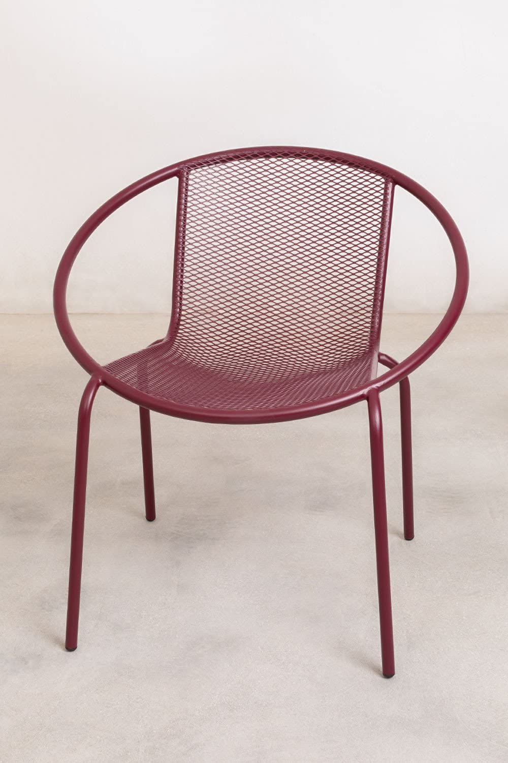 Sklum Dylha set 2 poltrone giardino rosso vino