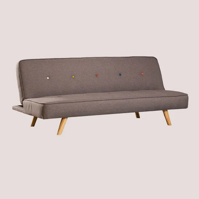 Sklum Orbun Colors divano letto 3 posti grigio chiaro lino