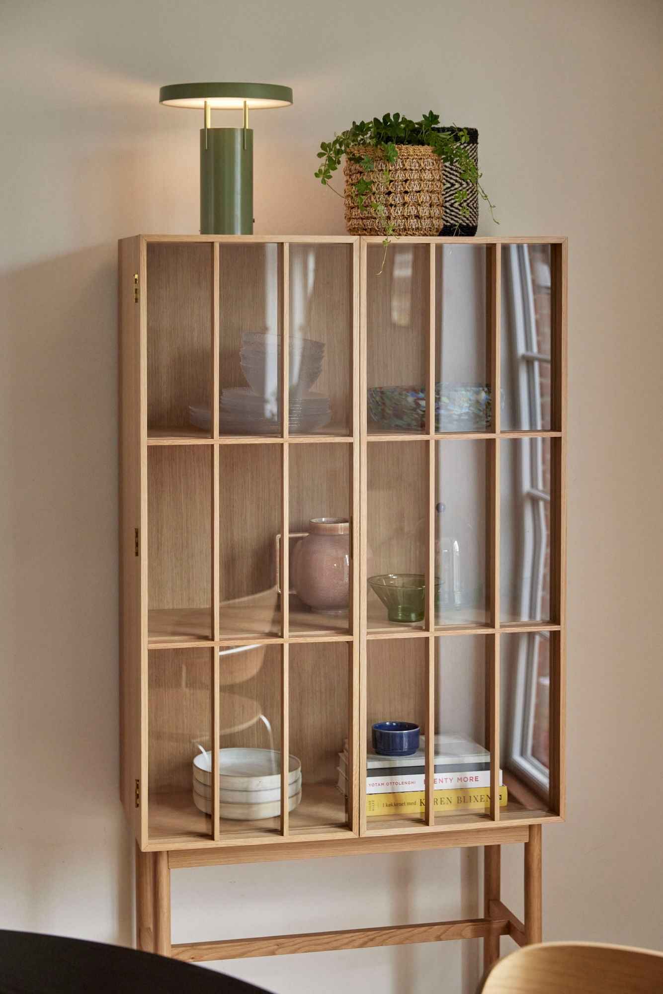 Bambua Pine cesti in abaca set 2 pezzi multicolore